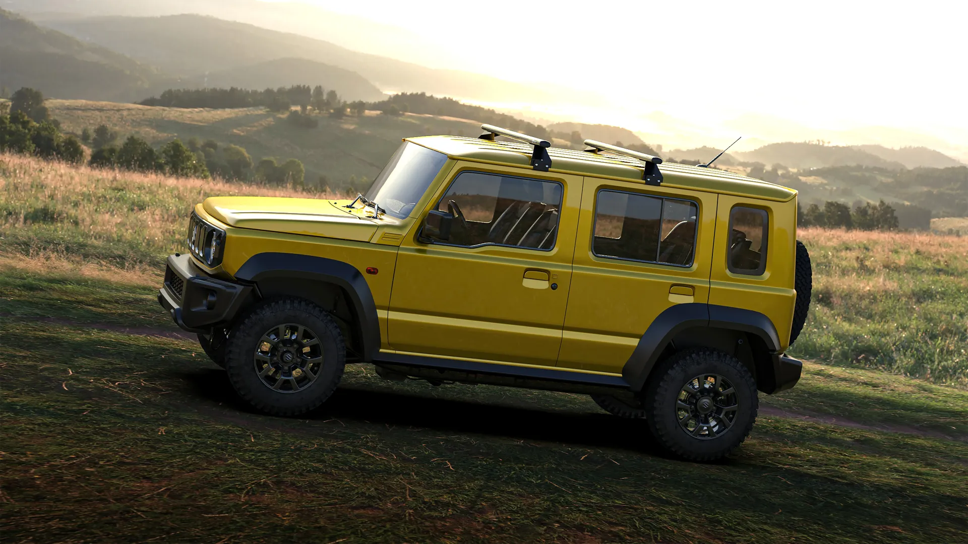 AWAY Roof Rack mounted on Maruti Jimny